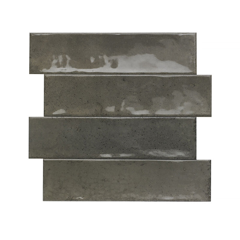 Hope Ash Gloss Ceramic Wall 75x300mm