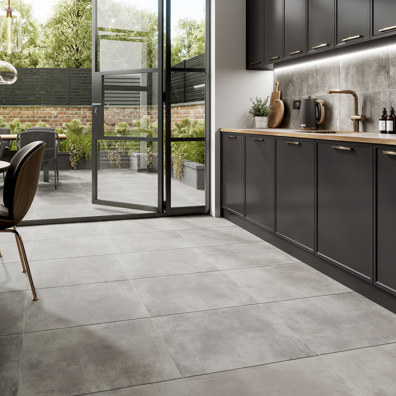 Loft Ash Matt Glazed Porcelain W&F 600x600mm