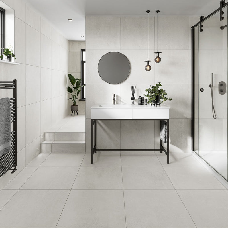 Loft White Matt Glazed Porcelain W&F 600x600mm