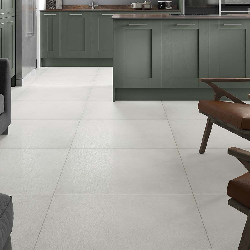 Albacete White Lappato Glazed Porcelain W&F 800x800mm