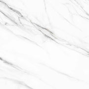 Verona Waldorf 600x600mm white marble effect matt porcelain tile with grey-toned veining.