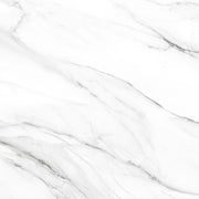Verona Waldorf 600x600mm white marble effect matt porcelain tile with grey-toned veining.