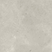 Verona Bloomberg 600x600mm matt porcelain tile with light grey-beige stone effect and delicate veining.