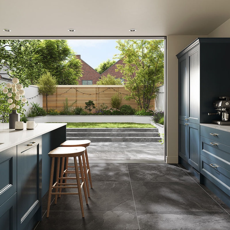 Atlanta Black Matt Glazed Porcelain 1000x1000x20mm