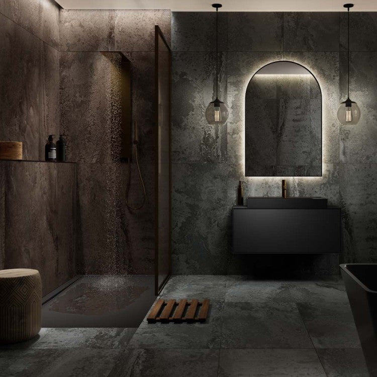 Iron Copper Lappato Glazed Porcelain Tile 600x1200mm