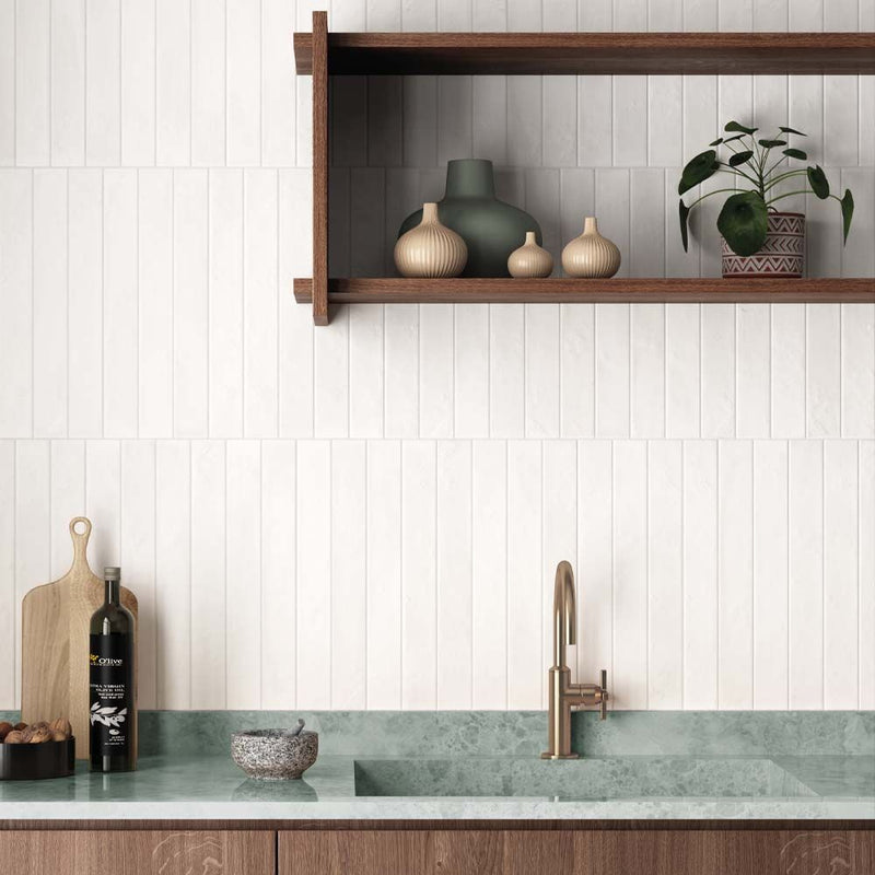 Corsica White Sands Matt Porcelain W&F 50x400mm