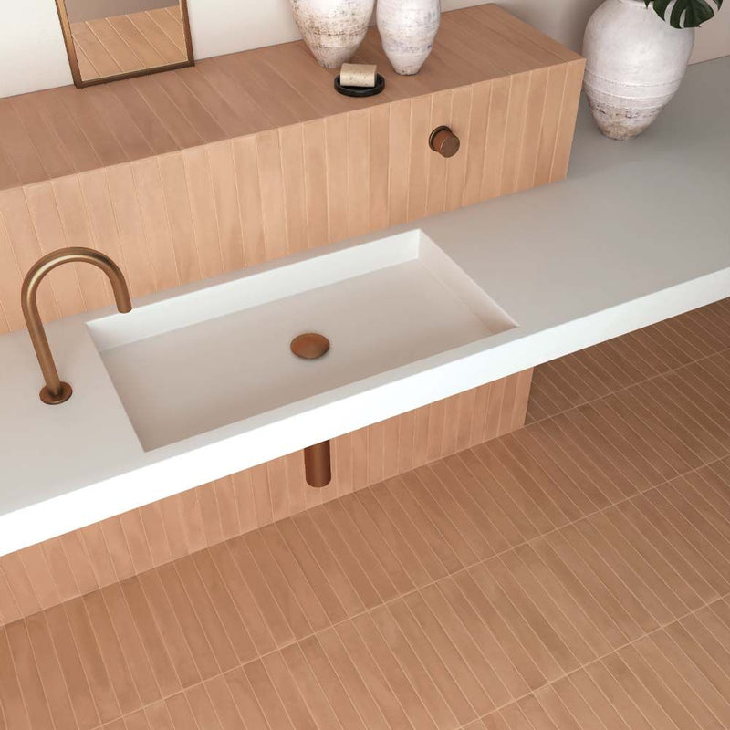 Corsica Sundown Clay Matt Porcelain W&F 50x400mm