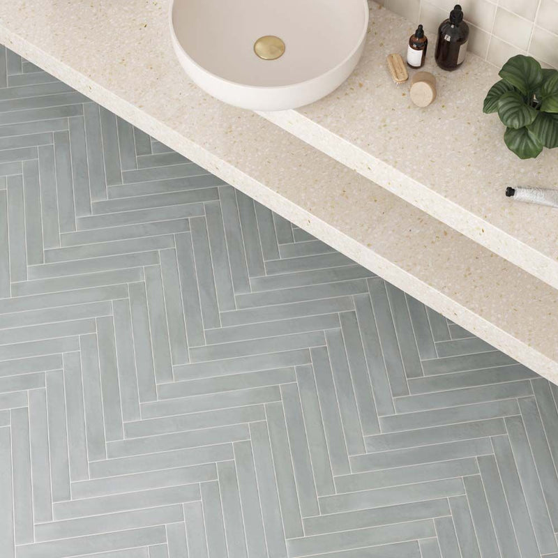 Corsica Blue Earth Matt Porcelain W&F 50x400mm