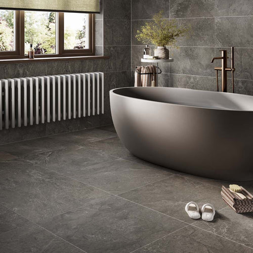 Grey Slate Porcelain Tiles 300 x 600