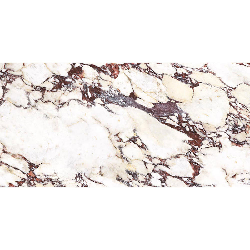 Italian Calacatta Viola Matt Porcelain Wall and Floor Tile 600x1200mm with 15 Faces P16002