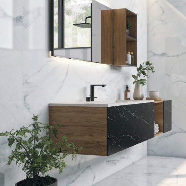 Calacatta White Marble Porcelain Tiles 60 x 60cm