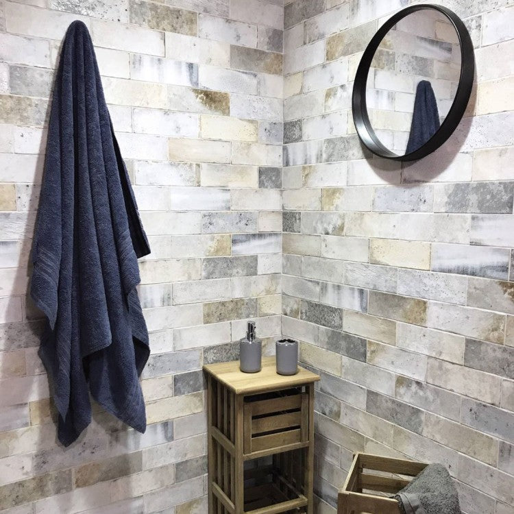 Provenza 7.5 x 22.5cm Mix Pattern Ceramic Wall Tiles