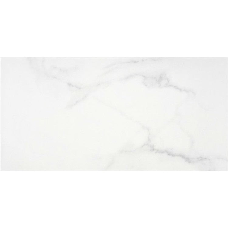 Purity White Marble 30 x 60cm Matt Porcelain Tile