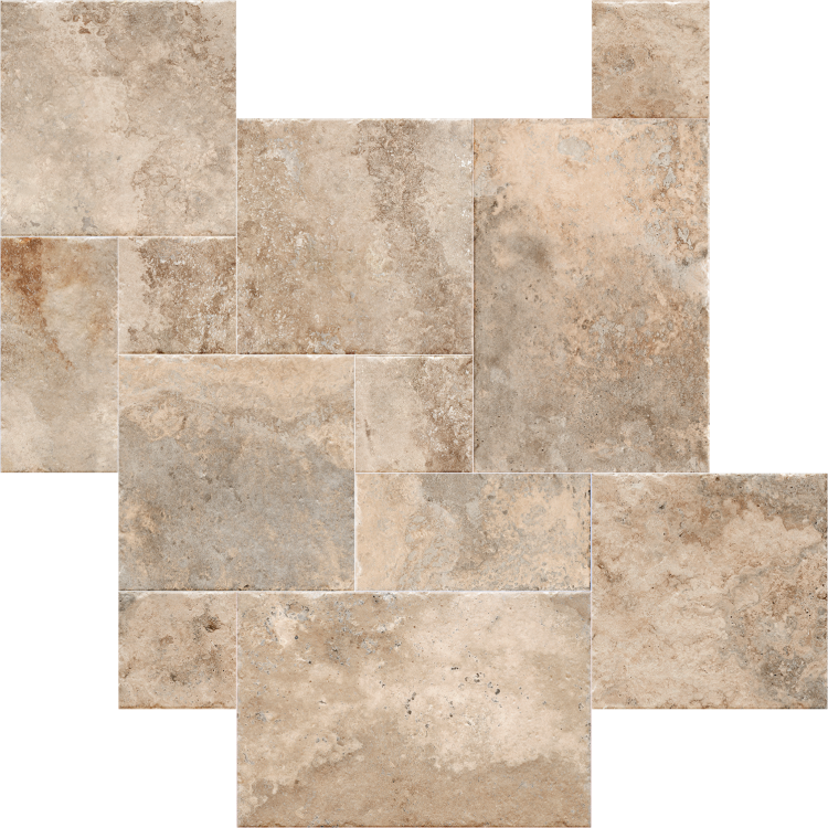 Travertine Beige Modular Porcelain Tiles