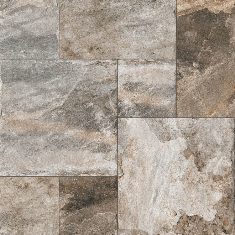 Ural Slate Modular Porcelain Tiles