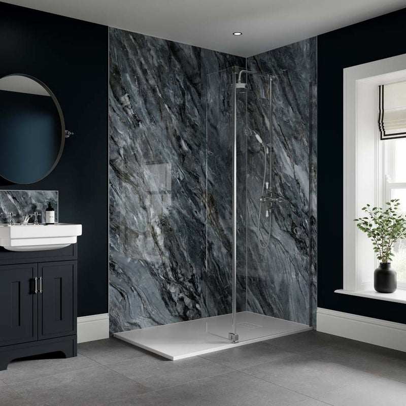 Aqua Wall Monsoon Gloss SPC Wall Panels 950x2400x6mm