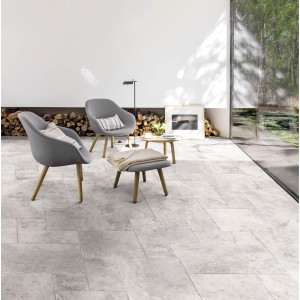 Travertine Silver Modular Tile 16.53sqm JOB LOT