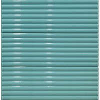Atlas Teal Kit Kat Gloss Wall Tiles 12 x 35cm