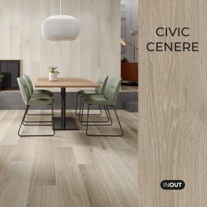 Civic Cenere Porcelain Wood Tile