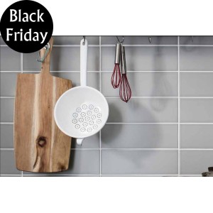 Flat Gloss Grey  10 x 30cm Wall Tile