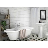 Flat Gloss White  10 x 20cm Wall Tile