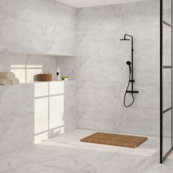 Iron White Lappato Glazed Porcelain 600 x 1200mm
