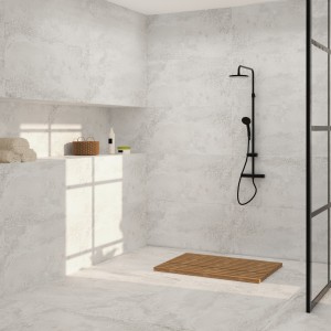 Iron White Lappato Glazed Porcelain 600 x 1200mm