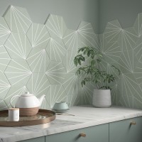 Sunburst Mint Matt Glazed Porcelain W&F 232x267cm