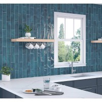 Nissel Blue 7.5cm x 30cm Tile