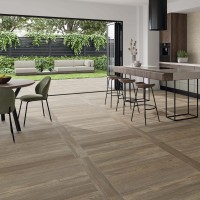 Olson Walnut Wood 15 x 90cm Porcelain Tiles