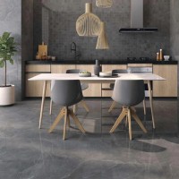 Olympia Dark Grey 60 x 60cm Polished Porcelain Tiles