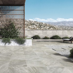 Onea Grey 60 x 60cm Outdoor Porcelain Paving Slabs 