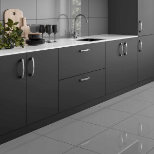 Space Grey Glazed Porcelain W&F 300x600mm