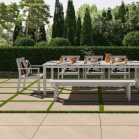 Spartia Cream 60 x 90cm Porcelain Paving Slabs