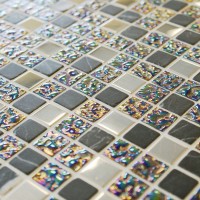 Lustre Grey Mosaic Tile