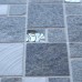 Meteor Grey Square Mosaic Tile