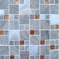 Meteor Rose Square Mosaic Tile