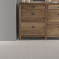 Crafted Cement Plain Warm Grey Glazed Porcelain 185x185mm