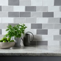 Handmade Grigio Ceramic Wall 75x150mm