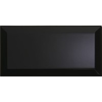 Metro Black Ceramic Wall 100x200mm