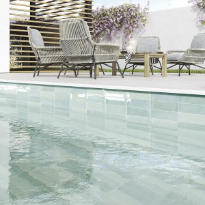 Zellige Mint 7 x 28cm - Green Porcelain Tiles