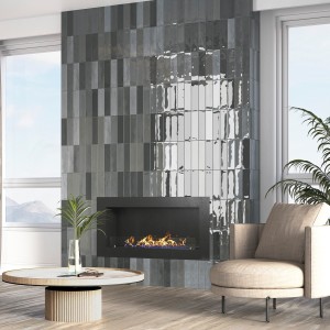 Zellige Coal 7 x 28cm - Grey Porcelain Tiles
