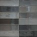 Zellige Coal 7 x 28cm - Small Grey Porcelain Tiles